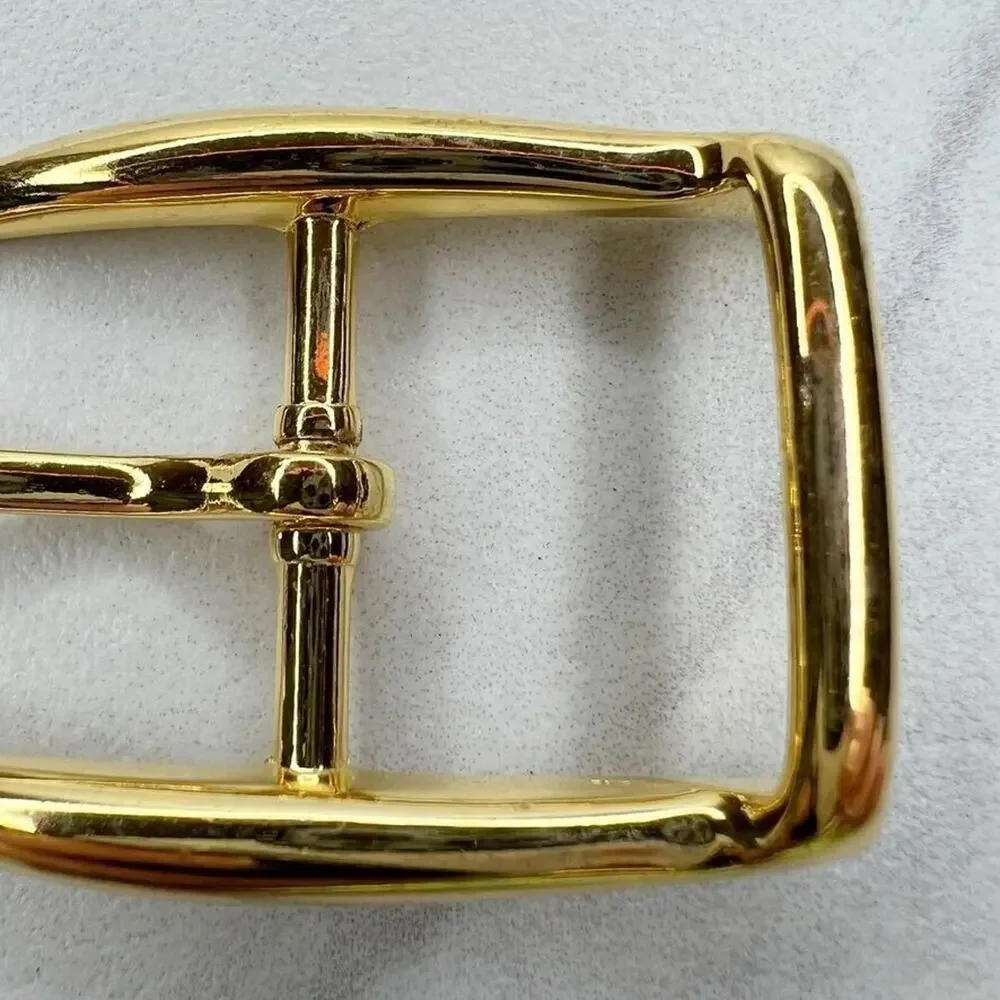 Vintage Gold Tone Simple Basic Belt Buckle for up to 1 Inch Belt